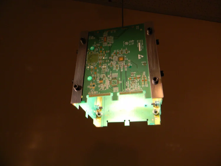 Scrap art pendant by Albin Wandeler
