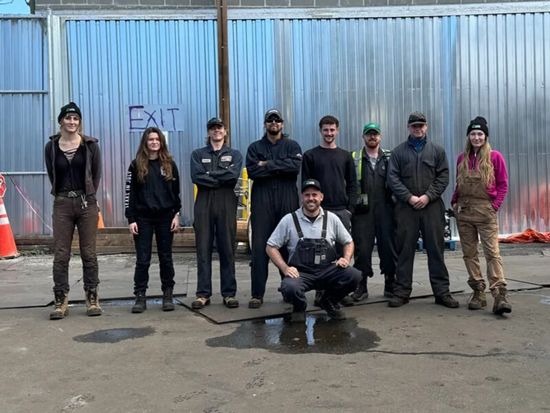 The yard team